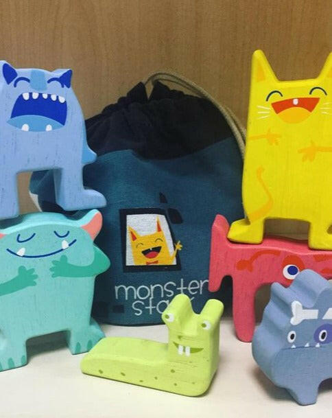 Monster Stacker Wooden Toys Tender Leaf