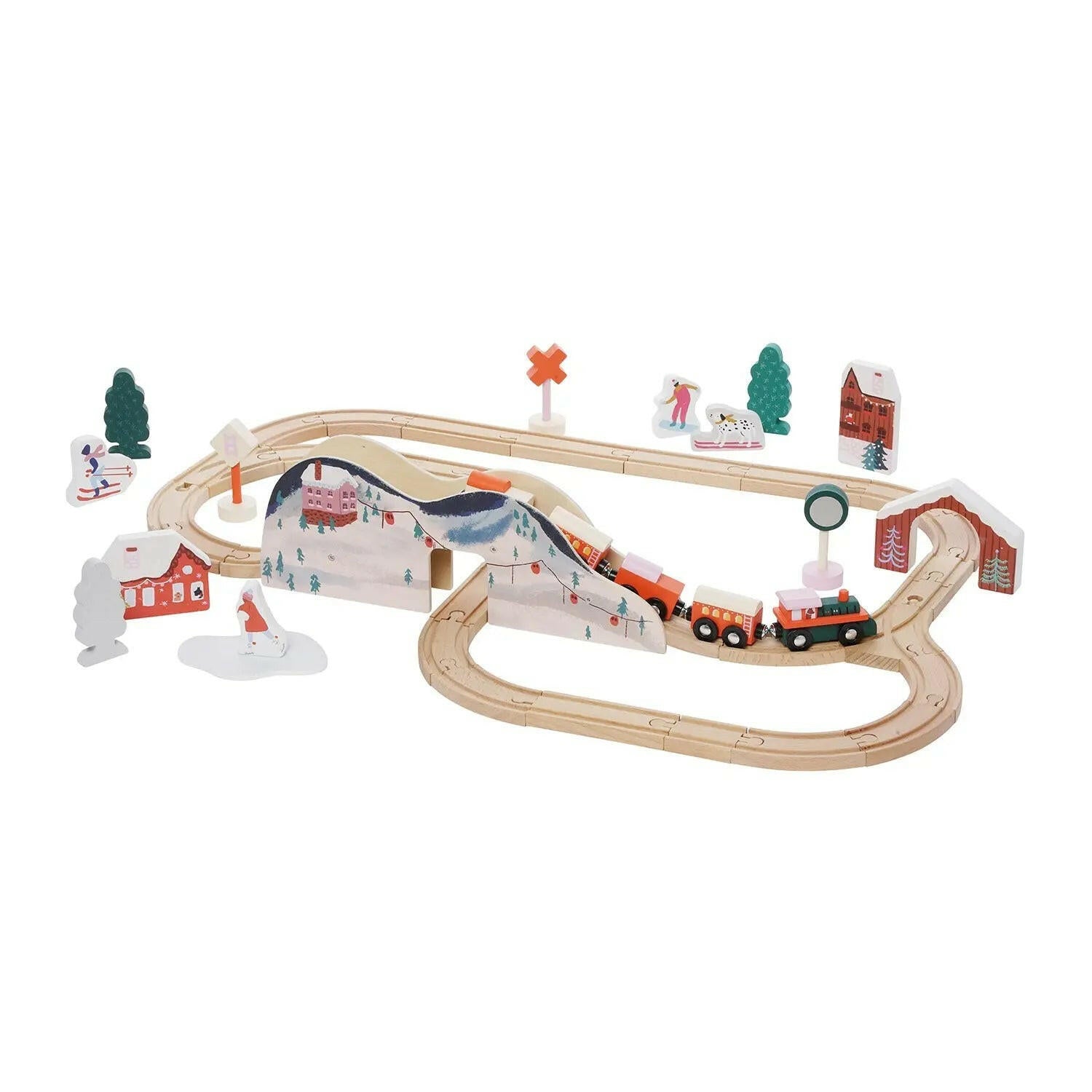 Alpine Express Wooden Toy Train Set by Manhattan Toy Manhattan Toy