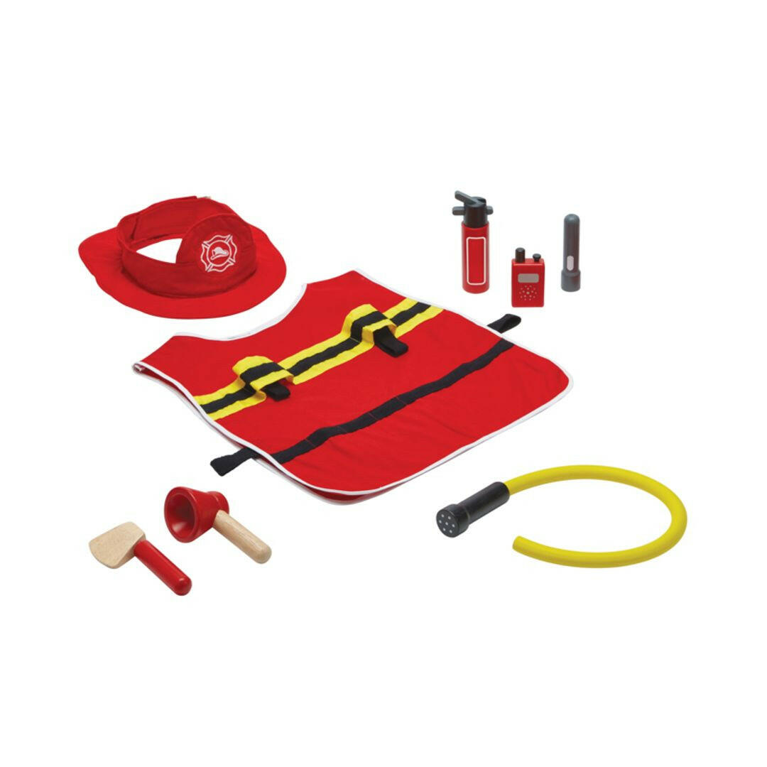 Fire Fighter Costume Kids Play Set  PlanToys