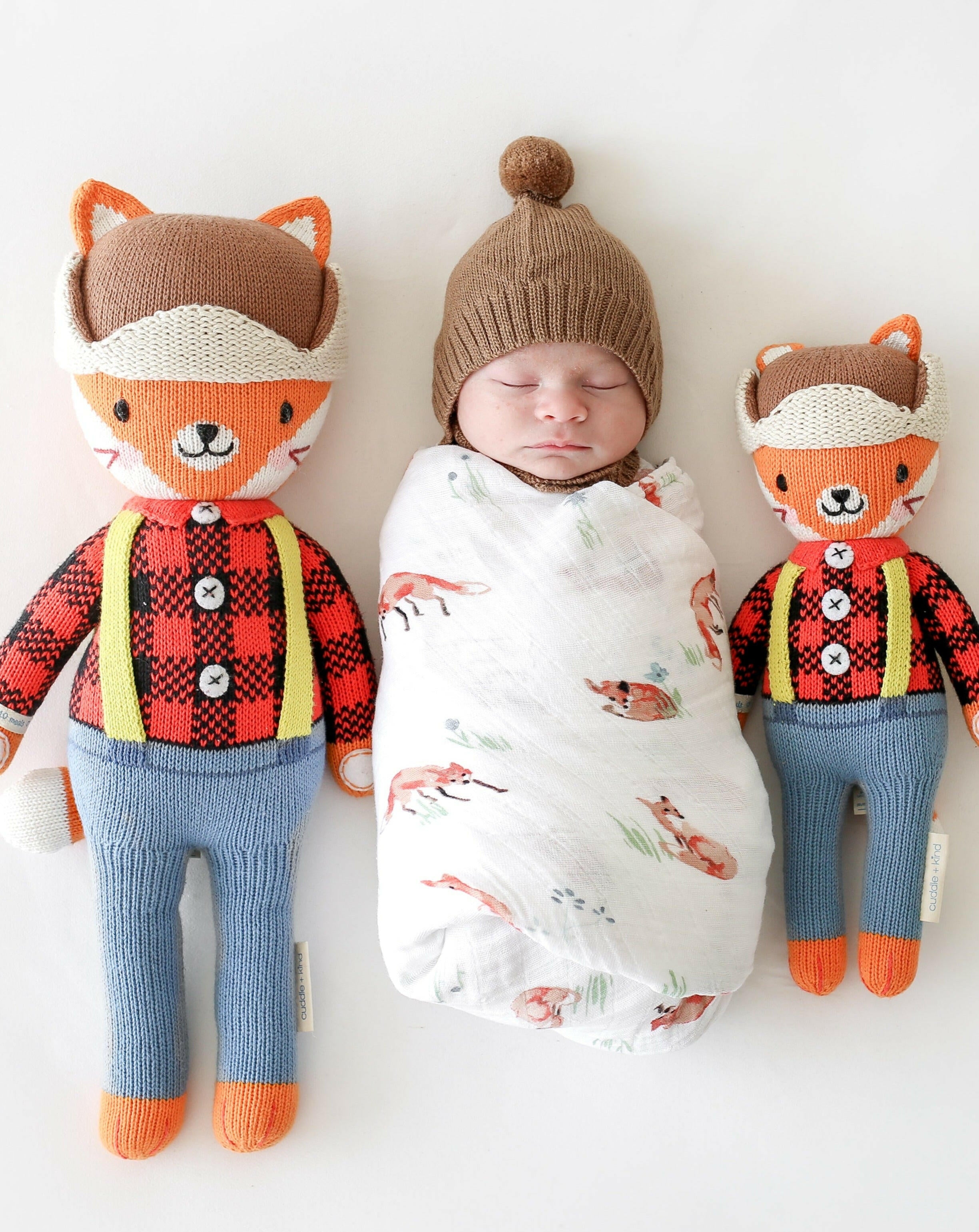 Wyatt the Fox Stuffies Cuddle + Kind