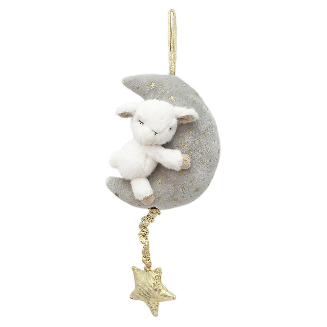 Plush Lamb and Moon Musical Mobile Mobile MON AMI