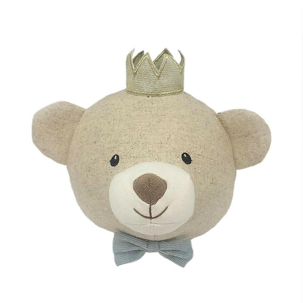 Prince Baldwin Bear Wall Mount Stuffed Toy MON AMI