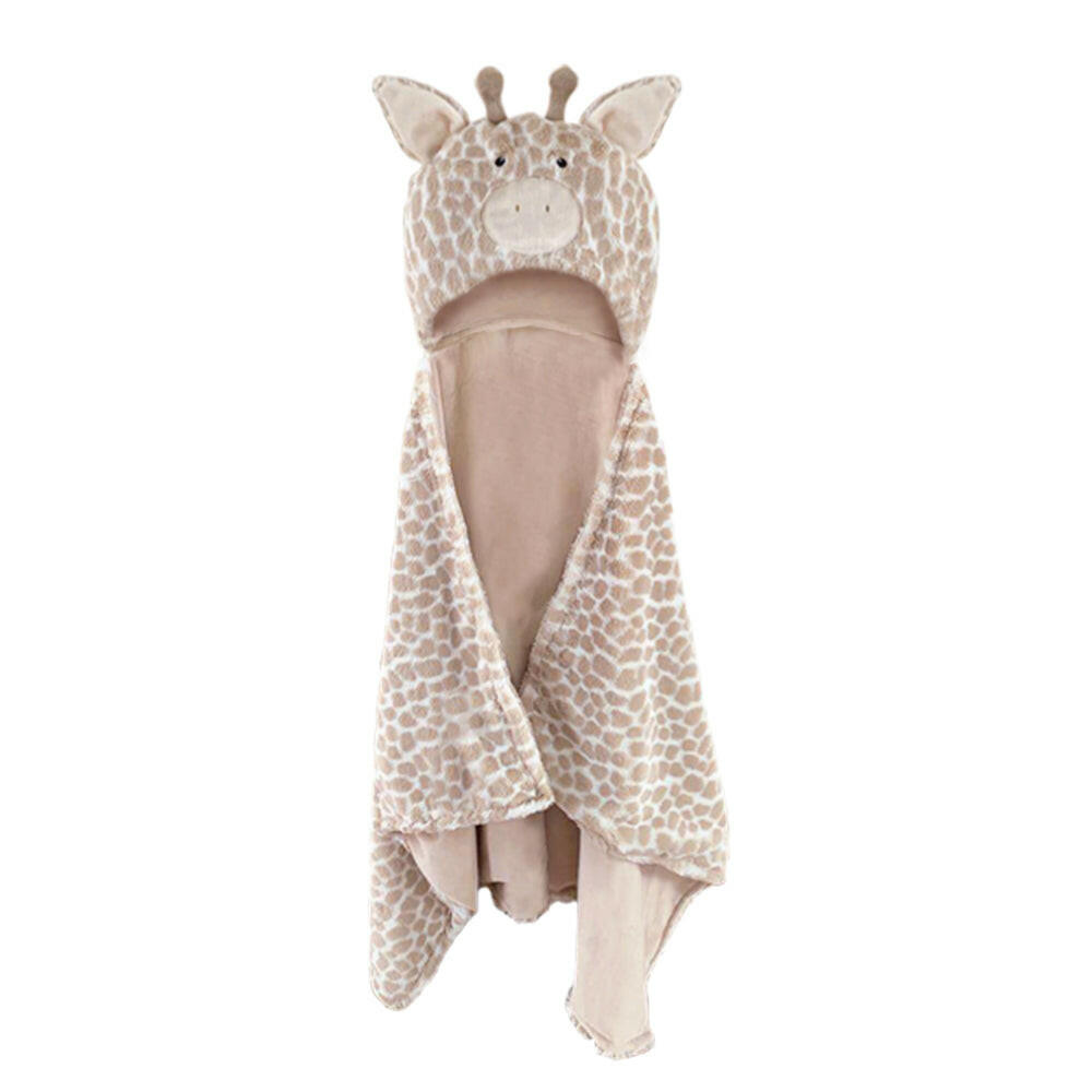 'Gentry' Plush Giraffe Hooded Blanket Blanket MON AMI