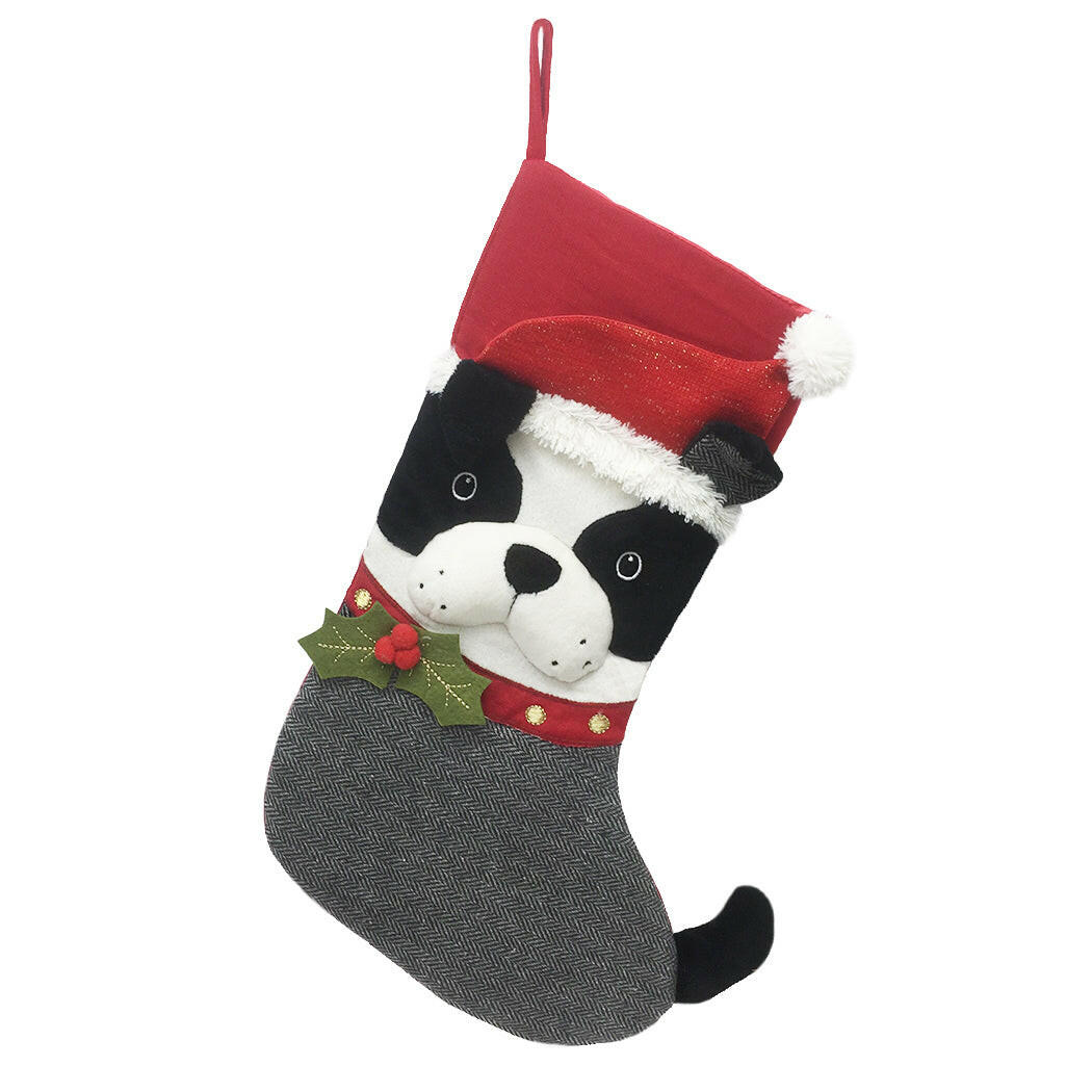 French Dog Christmas Stocking Stocking MON AMI