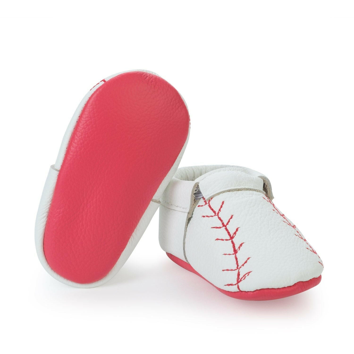 Home Run Fringeless Moccasins Fringeless Moccasins BirdRock Baby
