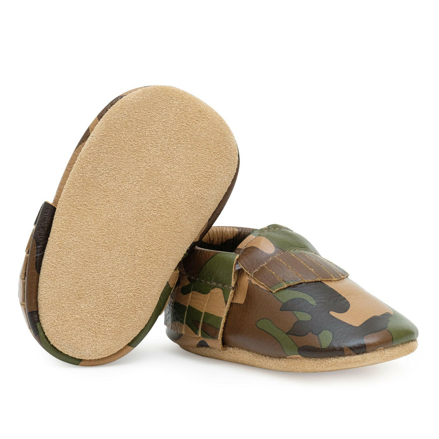 Camo Baby Moccasins Baby Moccasins BirdRock Baby