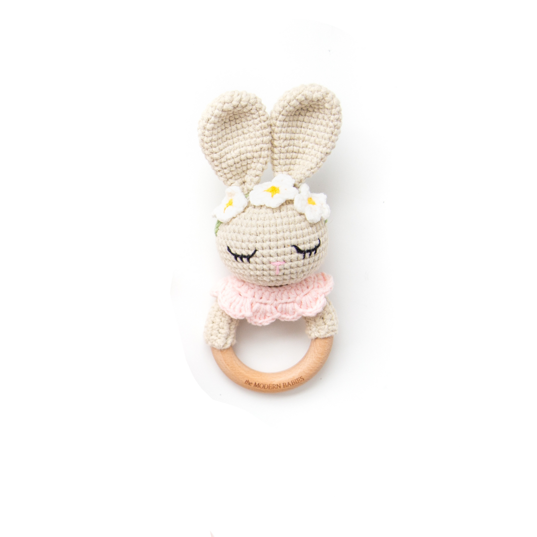 Daisy the Bunny Baby & Toddler The Modern Babies Rattle