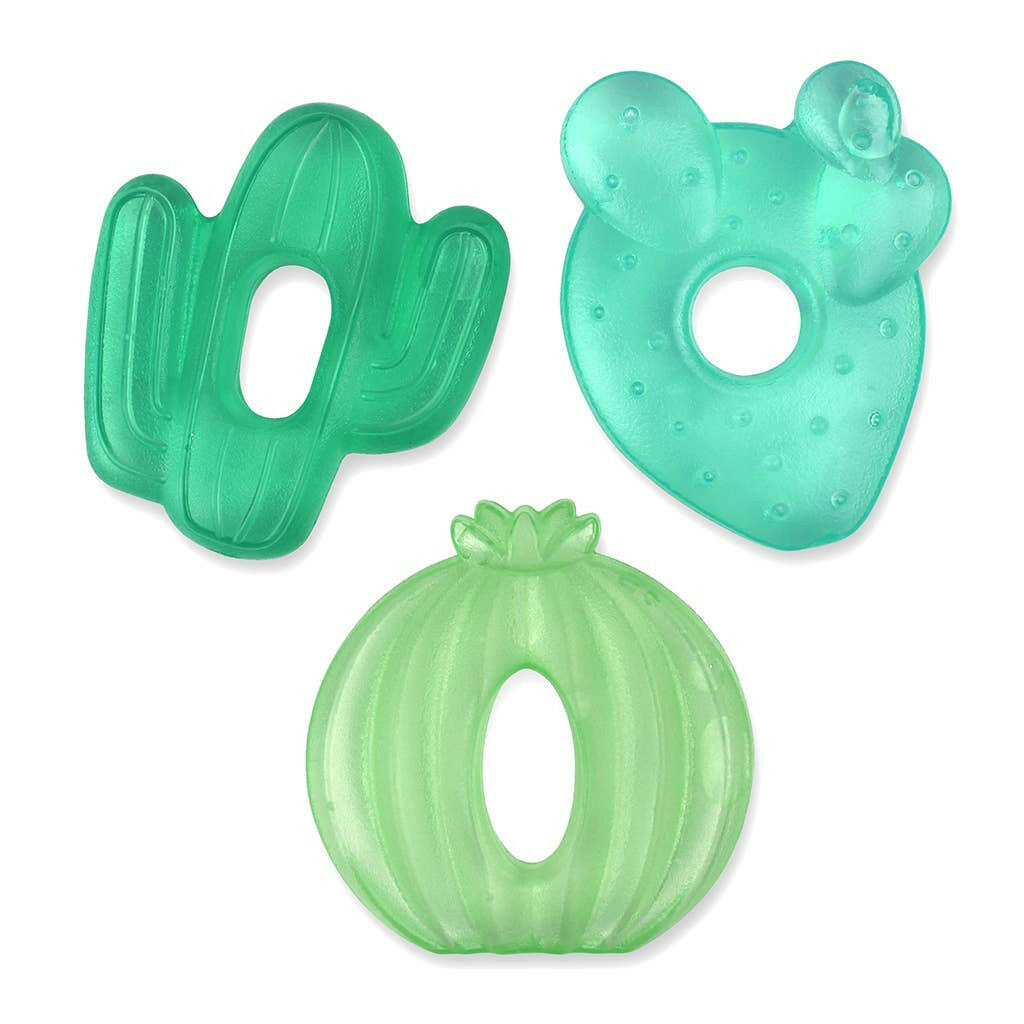 Cutie Coolers™ Cactus Water Filled Teethers (3-pack) Baby Essentials Itzy Ritzy