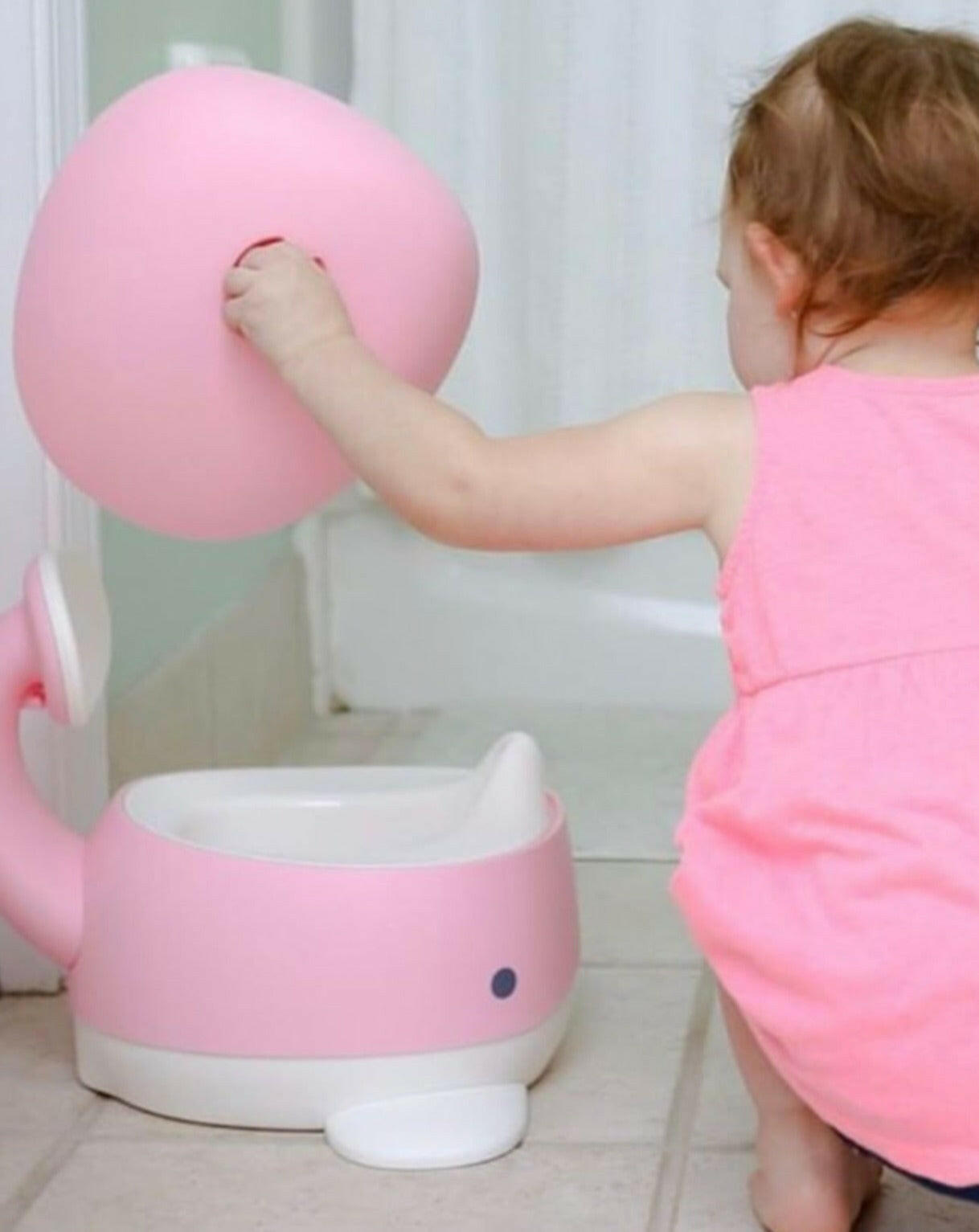Moby Whale Potty Trainer - Pink Training Potties Be Mindful