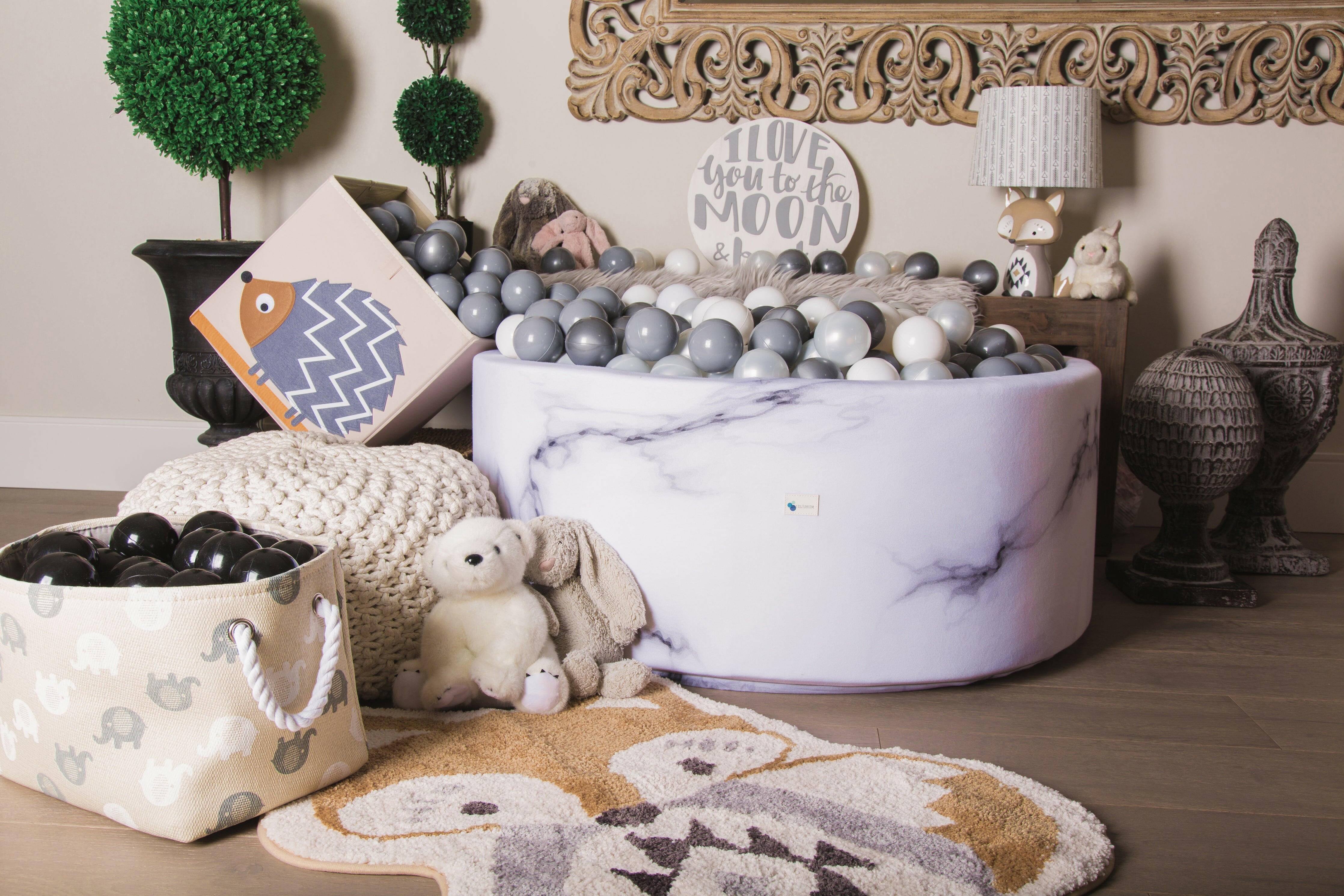 Luxurious Marble Ball Pit + 200 Pit Balls Ball Pit Bundles Little Big Playroom