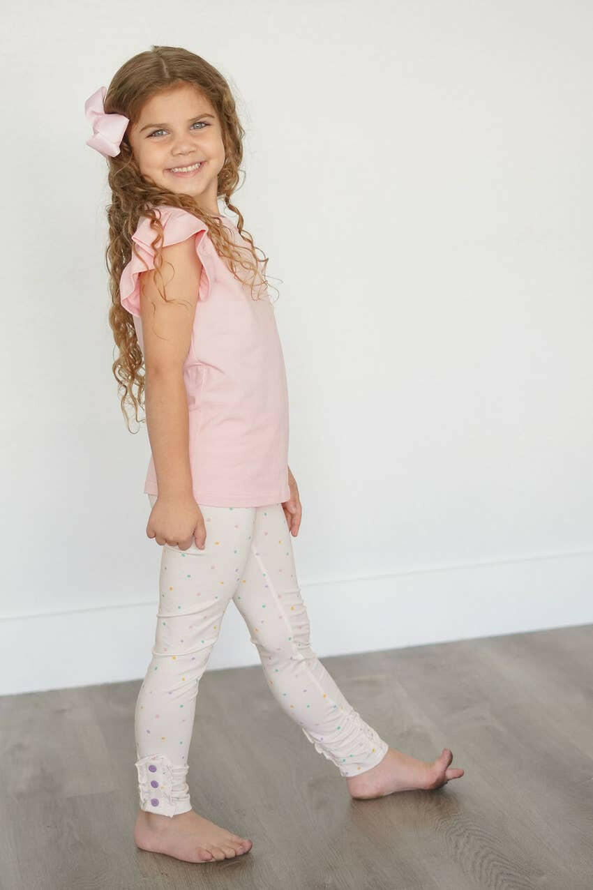 Leggings in Confetti Dot Ollie Jay