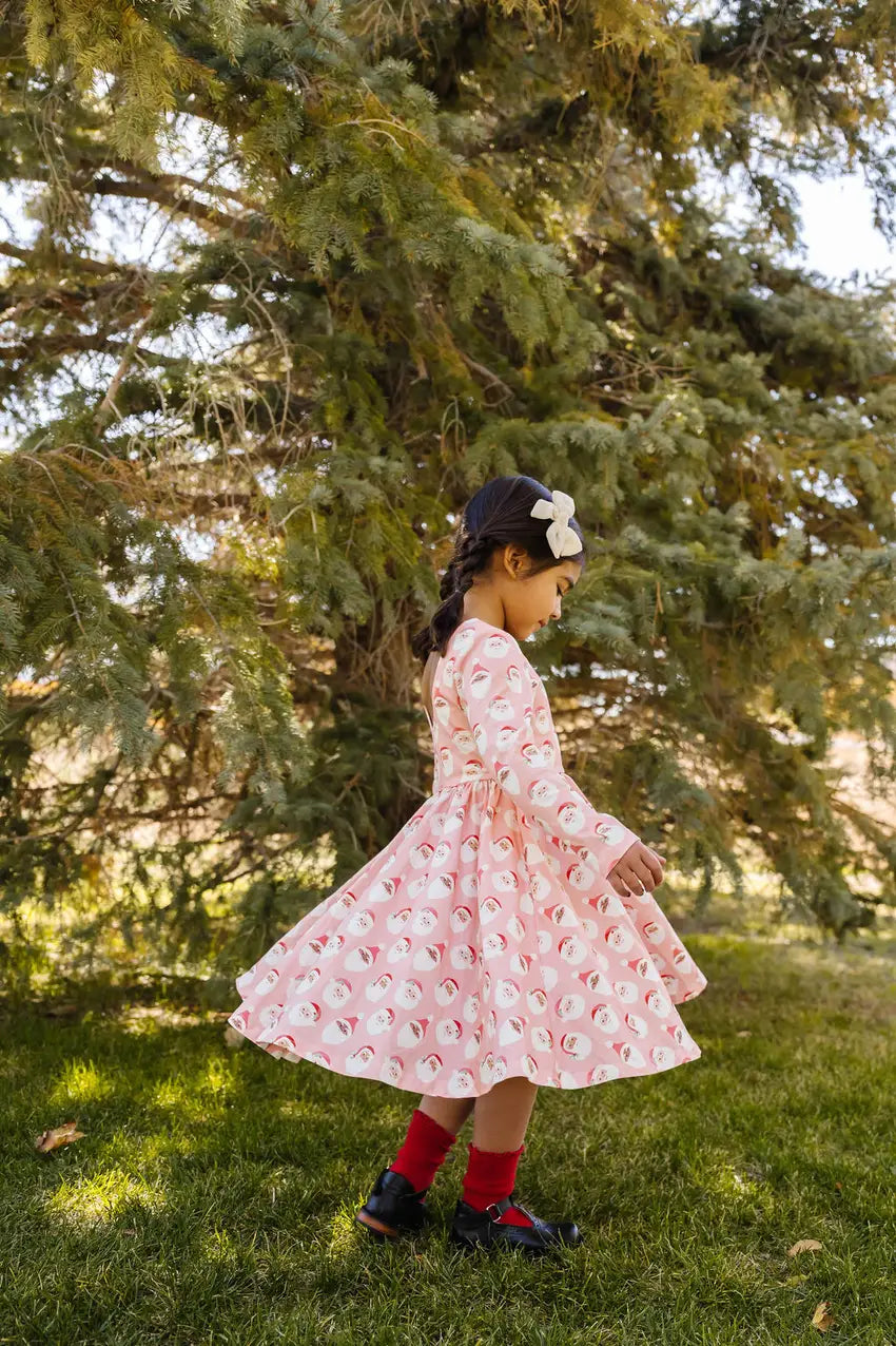 Gwendolyn Dress in Santa Ollie Jay
