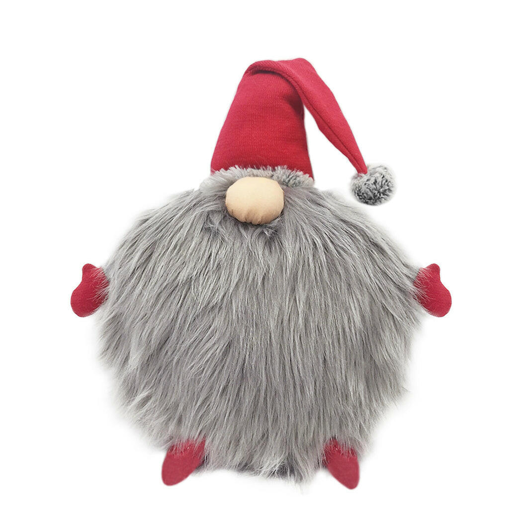 Red Gnome Fur Pillow Pillow MON AMI