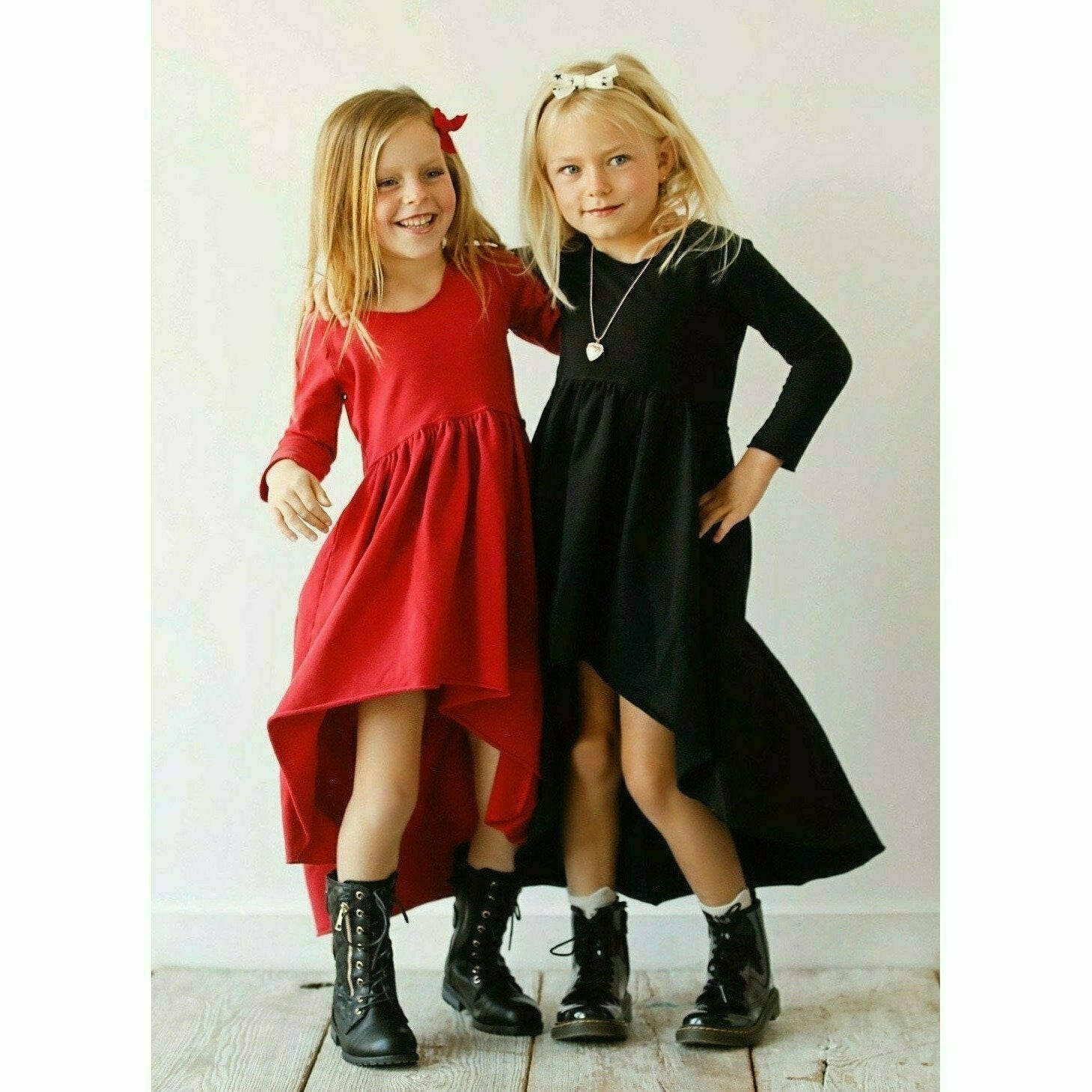 Organic Giselle Dress Long Sleeve Red Dresses Be Mi Los Angeles