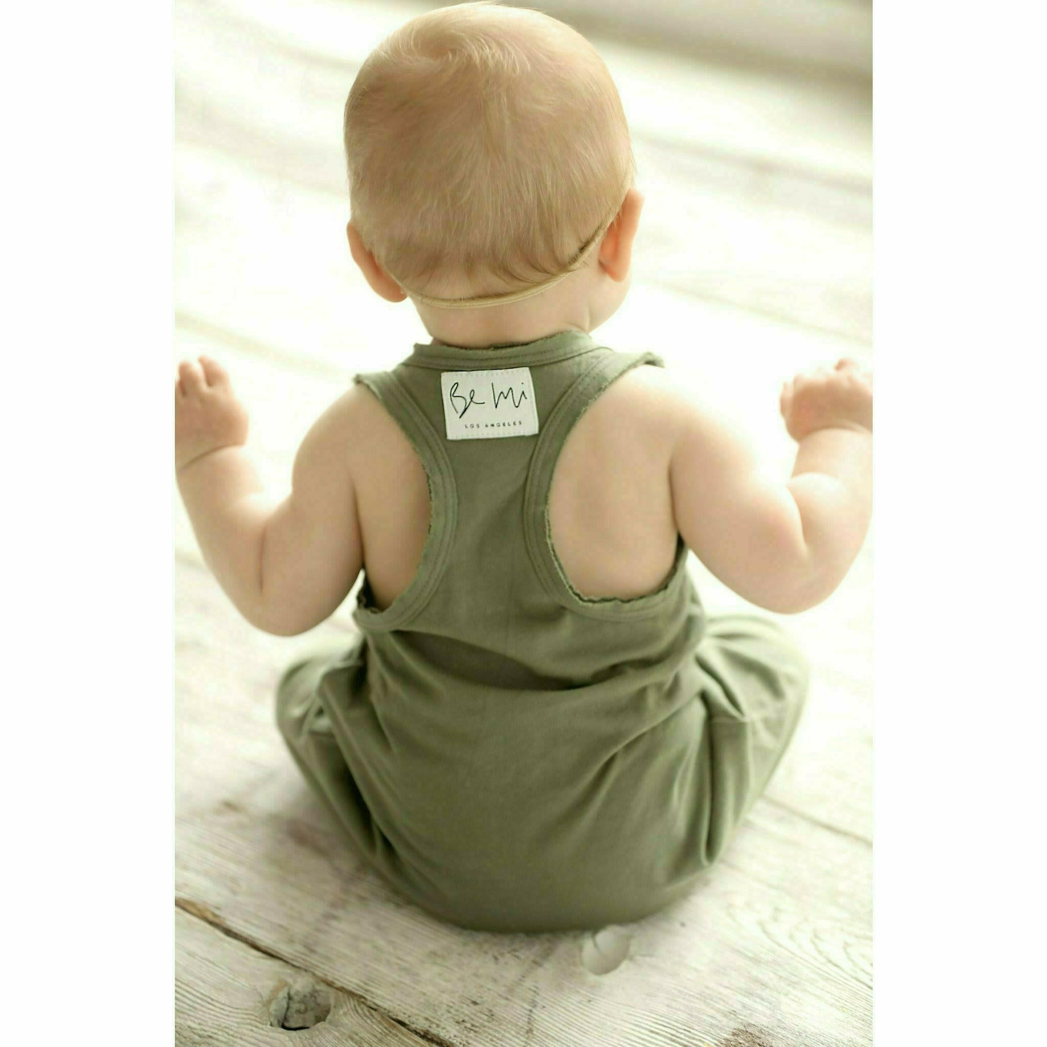Baby Romper Tan Rompers Be Mi Los Angeles