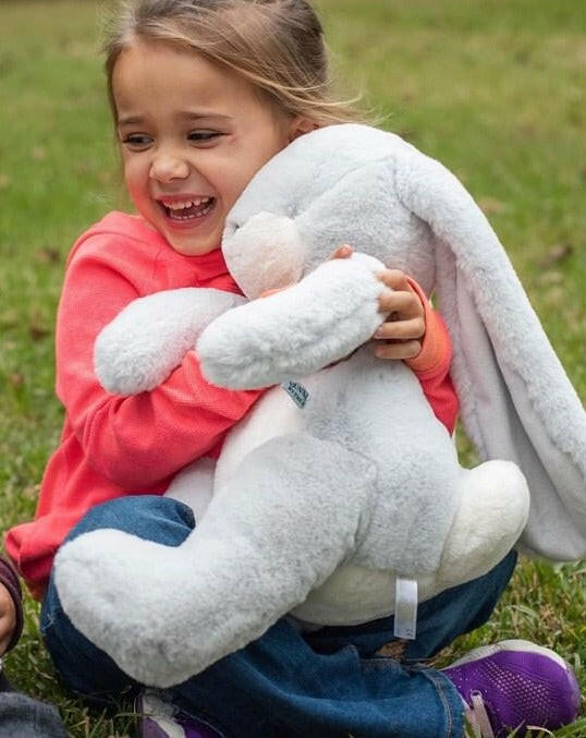 Big Nibble Gray Stuffies Bunnies by the Bay