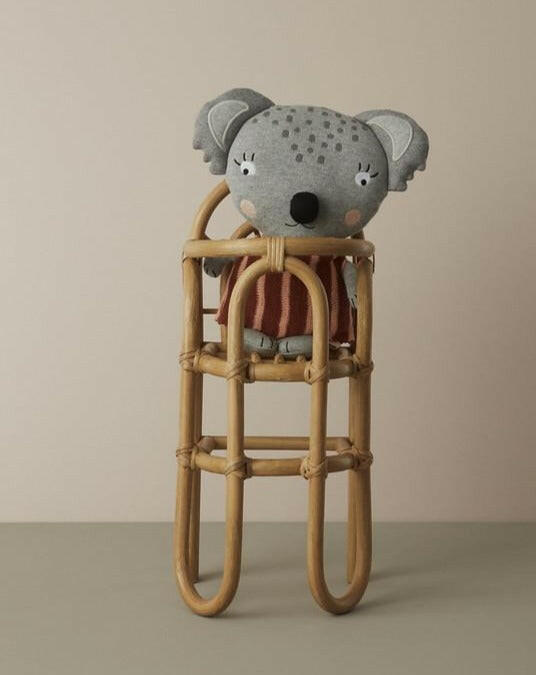 Rattan Baby Doll Highchair Doll Accessories OYOY