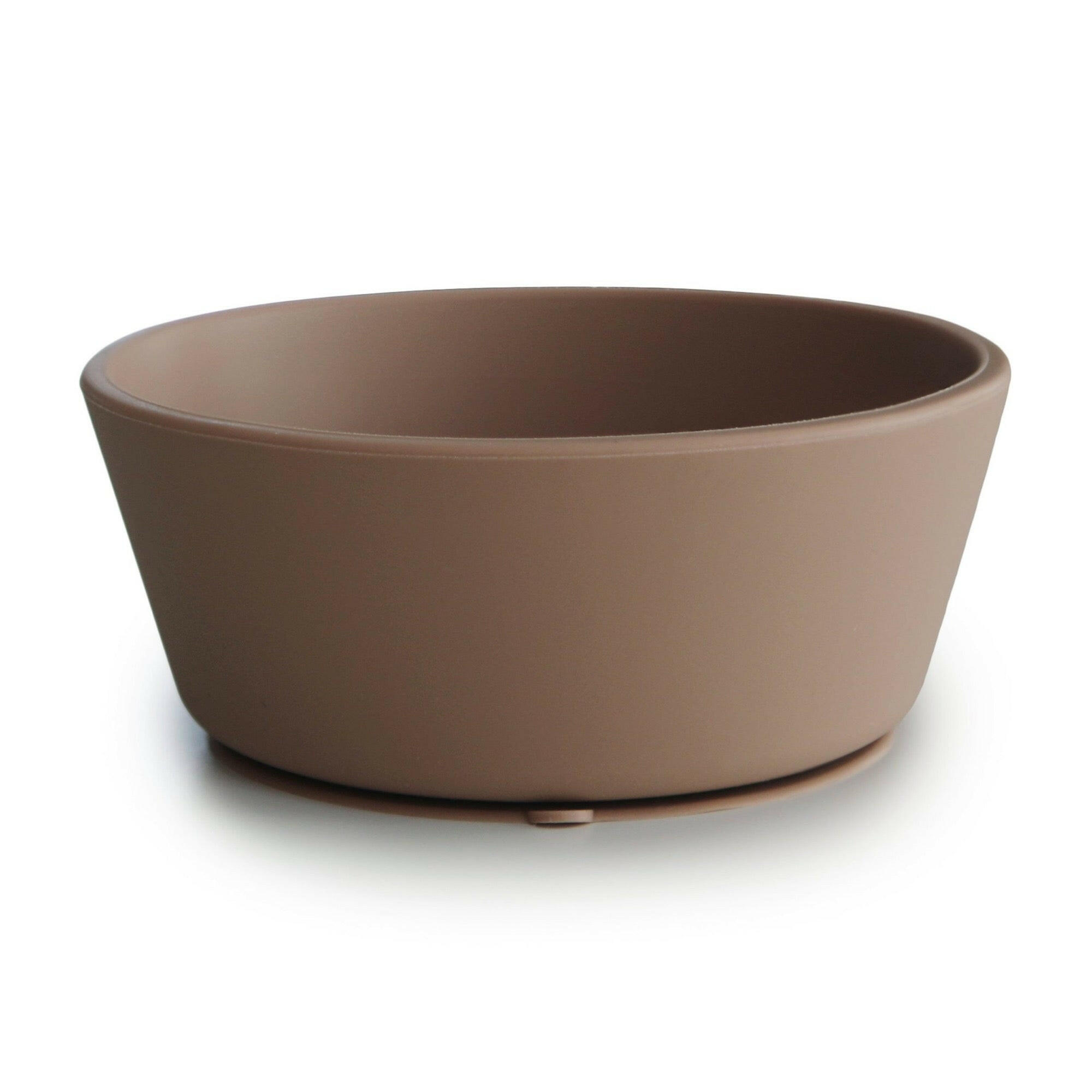 Silicone Suction Bowl Feeding Mushie Natural