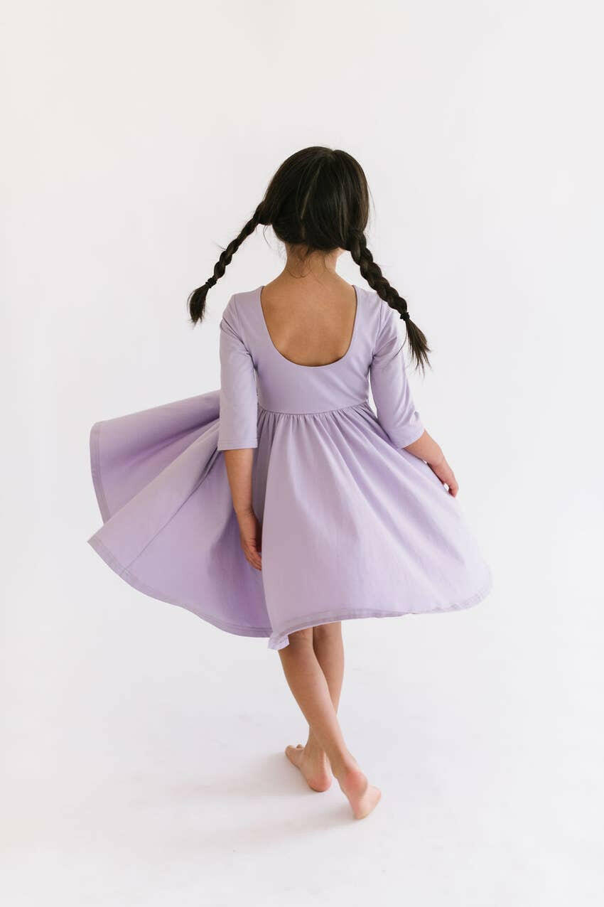 Emile Dress in Lavender Ollie Jay