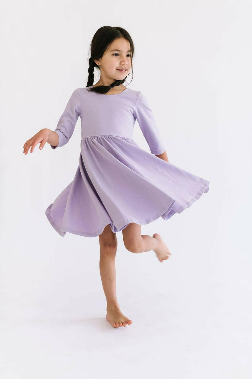 Emile Dress in Lavender Ollie Jay
