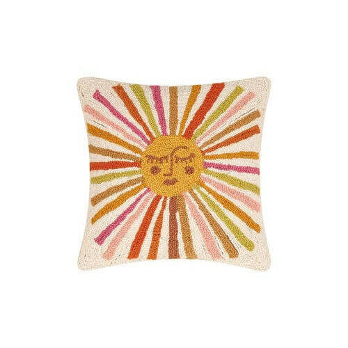 Retro Sunshine Hook Pillow Peking Handicraft