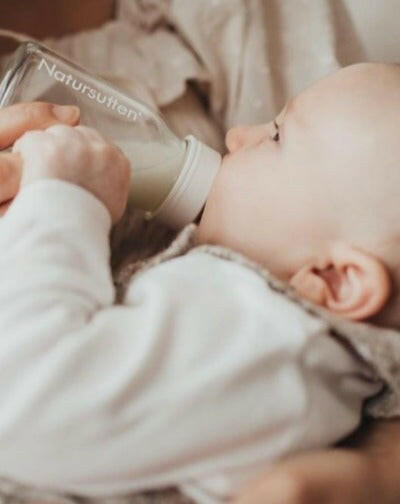 Natursutten® Glass 4 oz Baby Bottles - 2 Pack Feeding Natursutten®