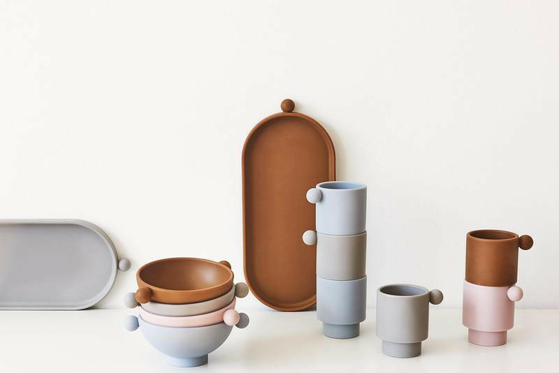 Tiny Inka Tray - Clay Feeding OYOY