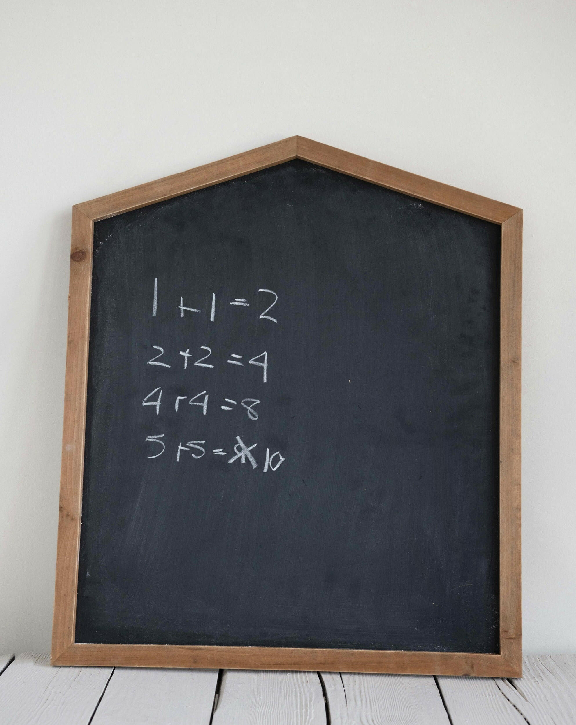 Children's House Shaped Chalkboard Chalkboards Bloomingville Mini