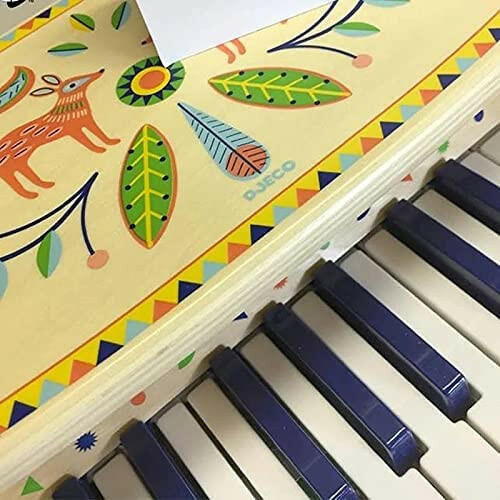 Animambo 18-Key Electric Piano Musical Toys Djeco
