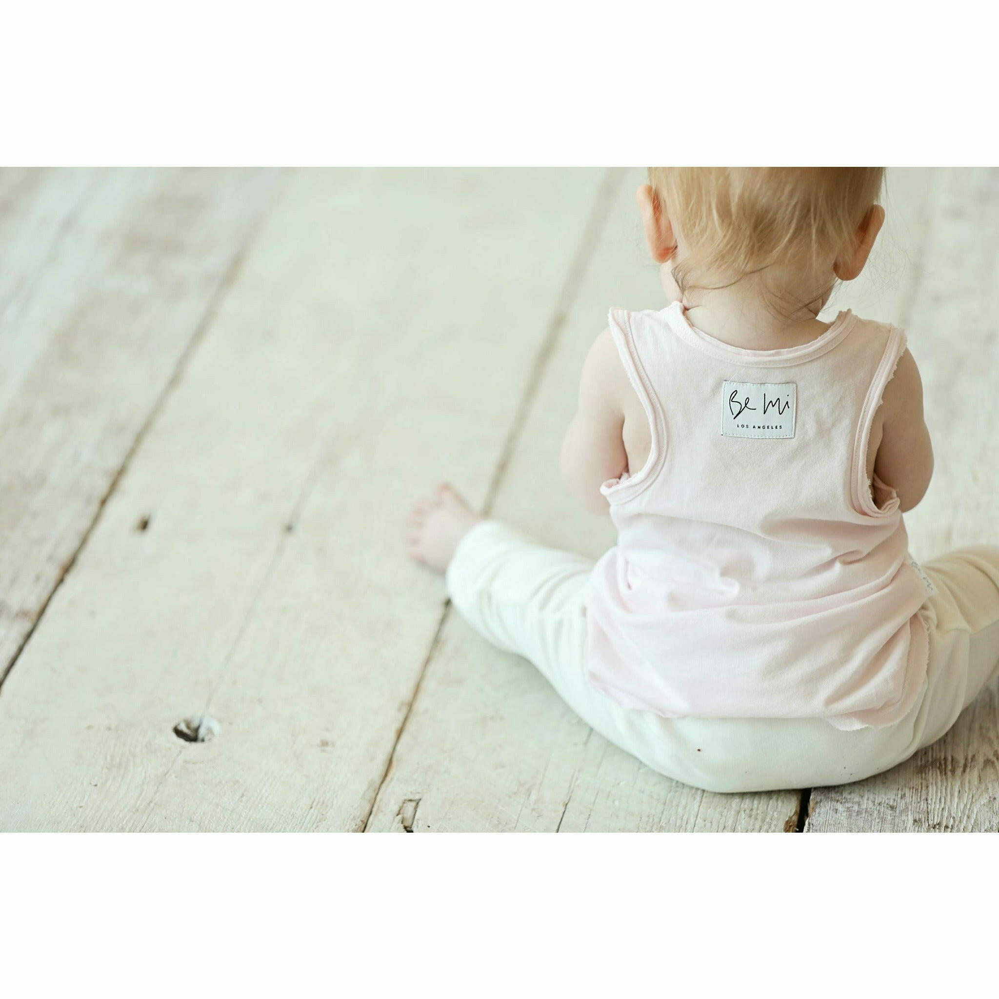 Asher Baby Tank Top White Tanks Be Mi Los Angeles