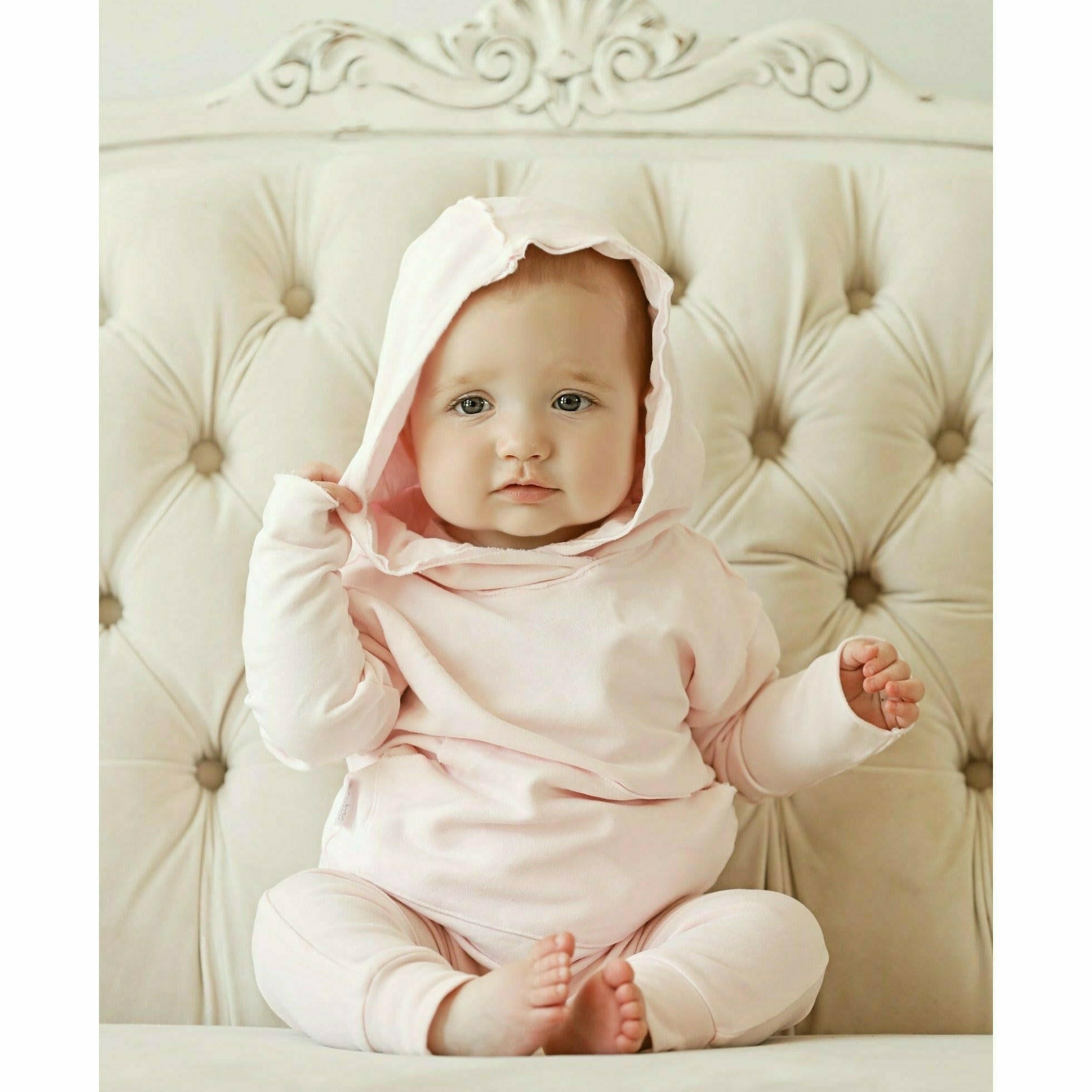 Organic Baby Benji Hoodie Olive Sweatshirts Be Mi Los Angeles