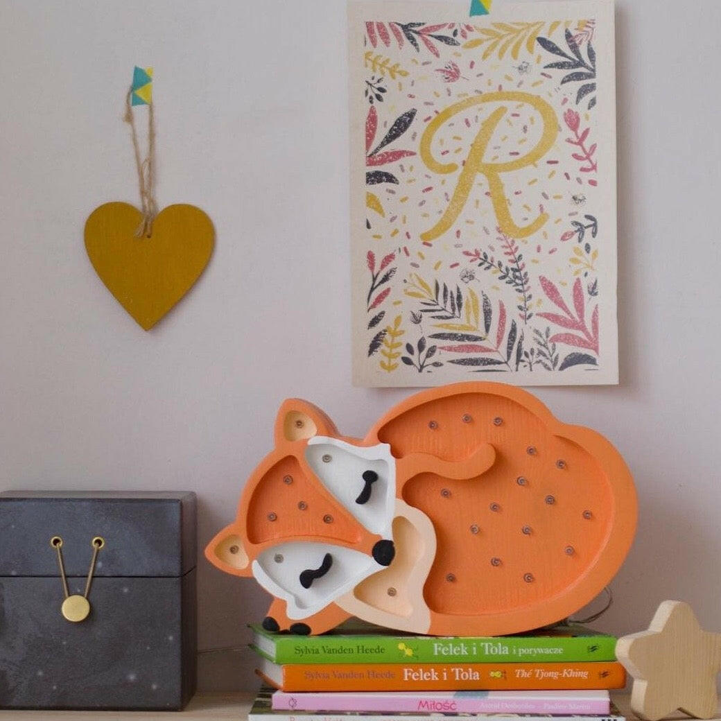 Baby Fox Lamp Lighting Little Lights