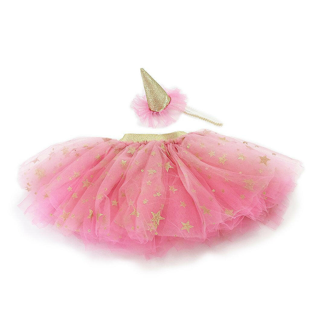 Tutu Skirt And Party Hat Dress Up Set Clothes MON AMI