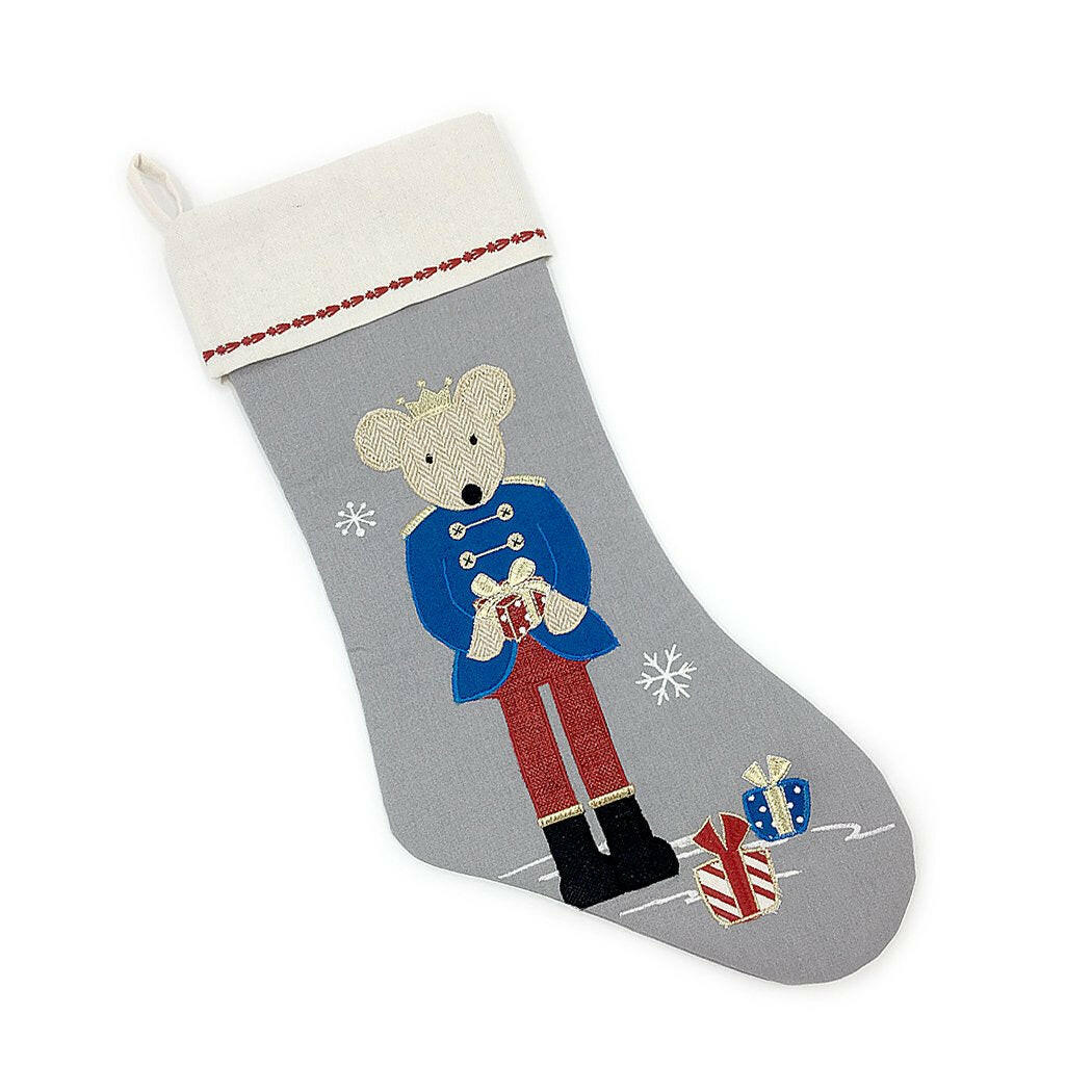 King Mouse Nutcracker Themed Chistmas Stocking Stuffed Toy MON AMI
