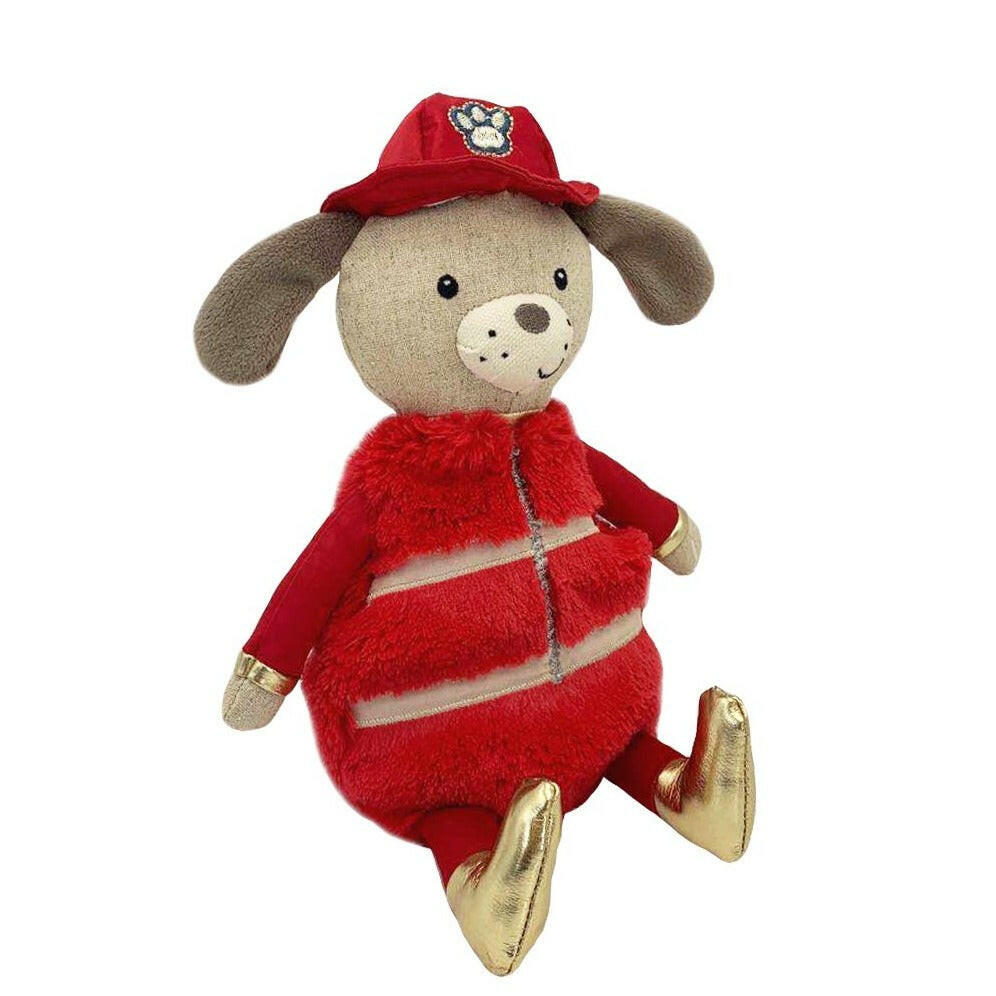 Fire Dog Cuddle Bud Warm-Up Plush Toy Stuffed Toy MON AMI