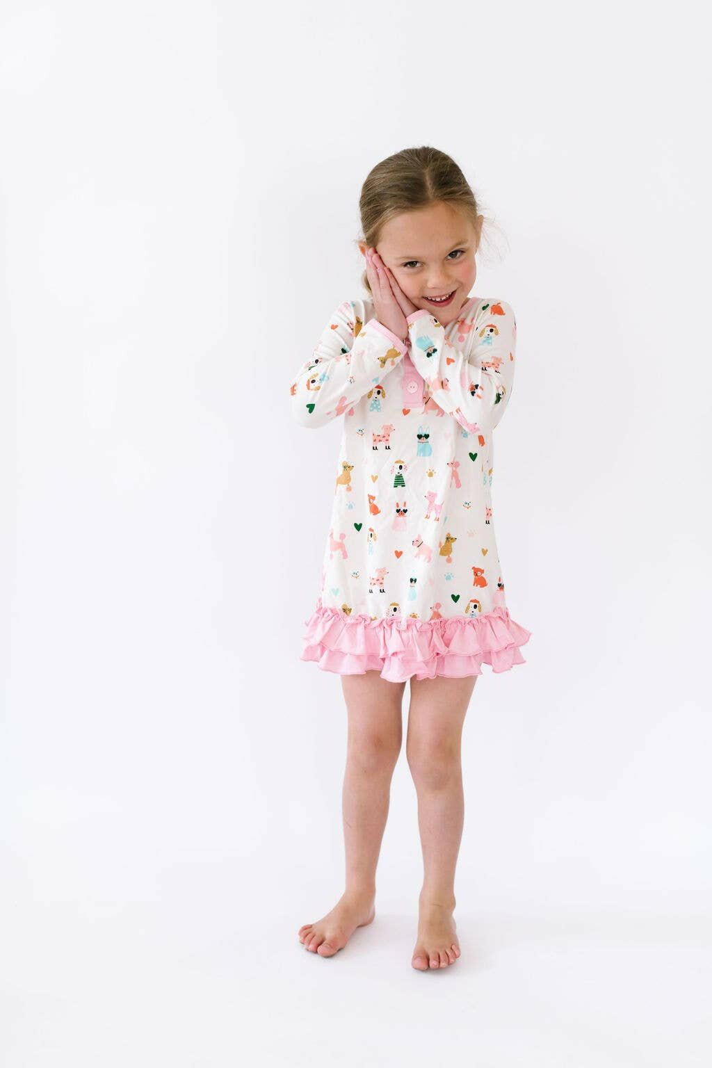 Ruffled Lounge in Puppy Love Ollie Jay