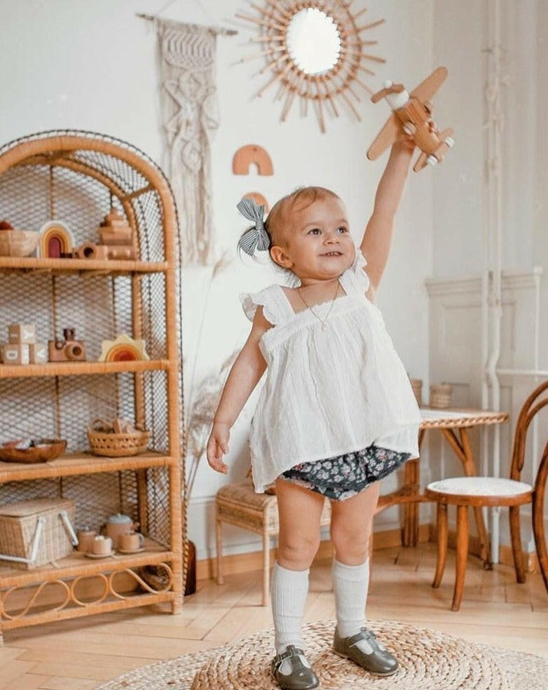 Hikoki propeller - Wooden Wind-up Propeller Plane Kids Propeller Plane Toy kiko+ and gg*