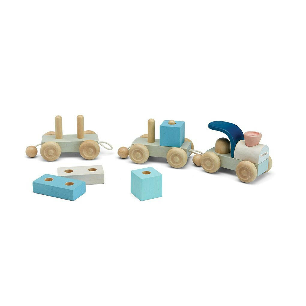 Stacking Train Trio - Orchard  PlanToys