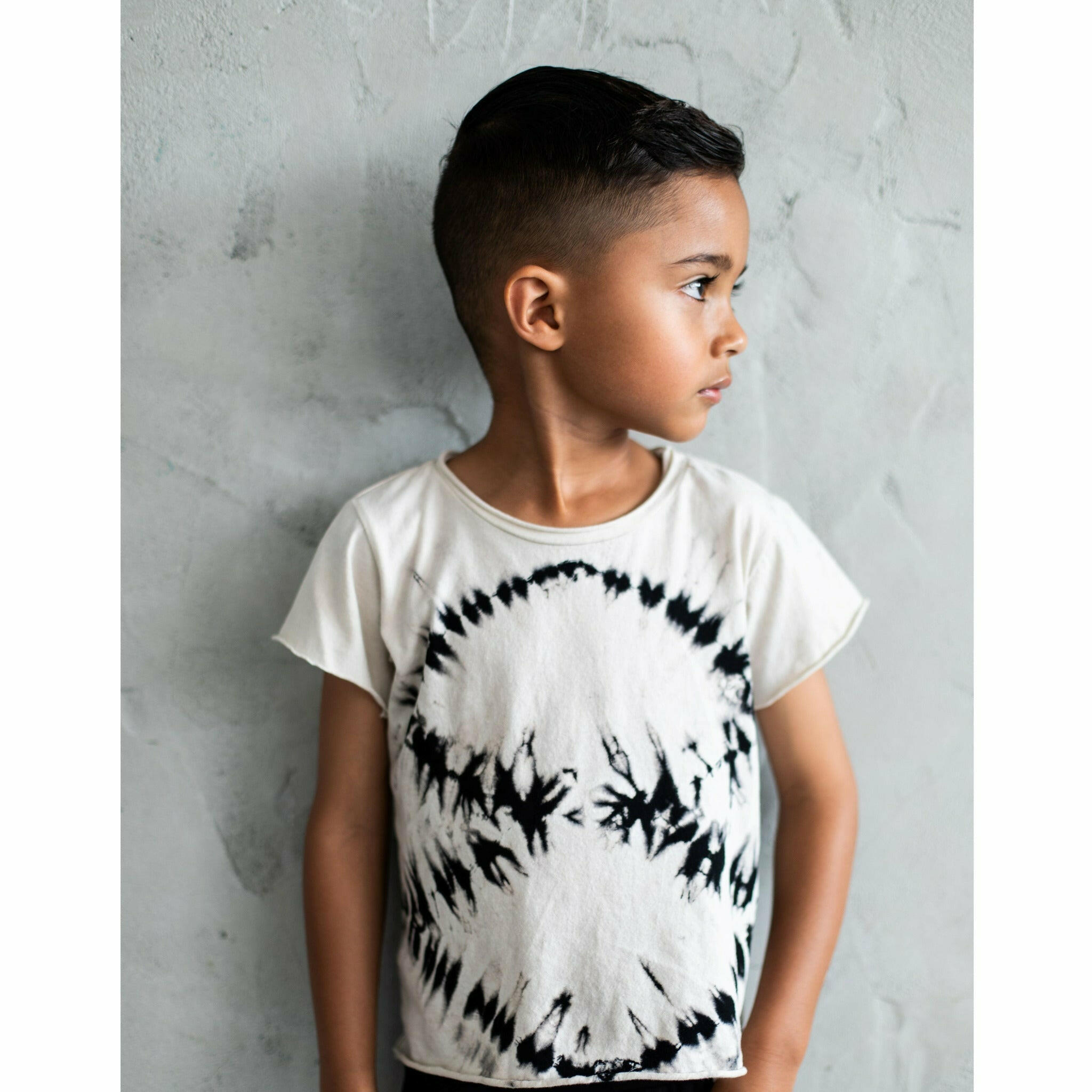 Raw Edge Tee Zebra Light Tees Be Mi Los Angeles