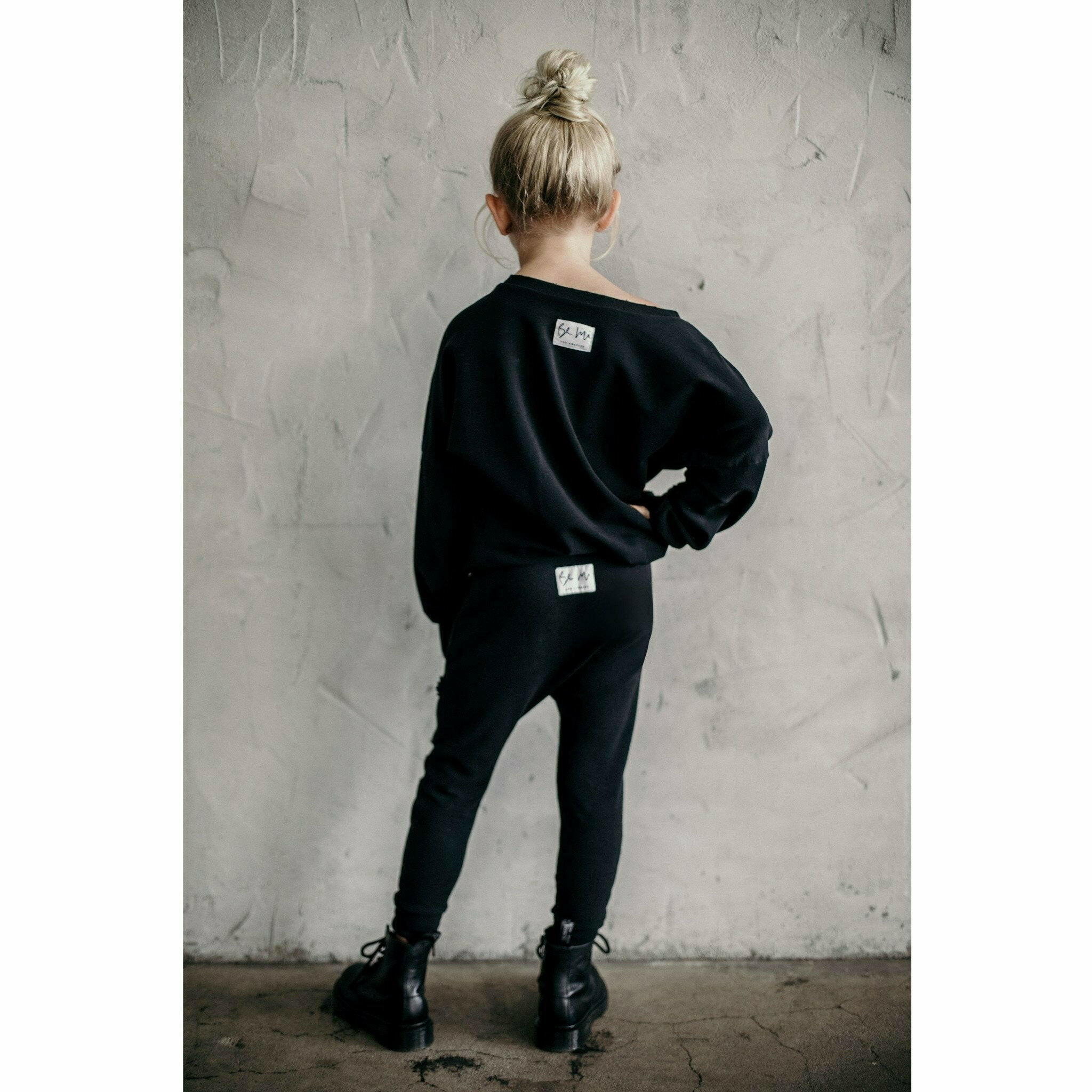 Organic Malibu Joggers Distressed Black Joggers Be Mi Los Angeles