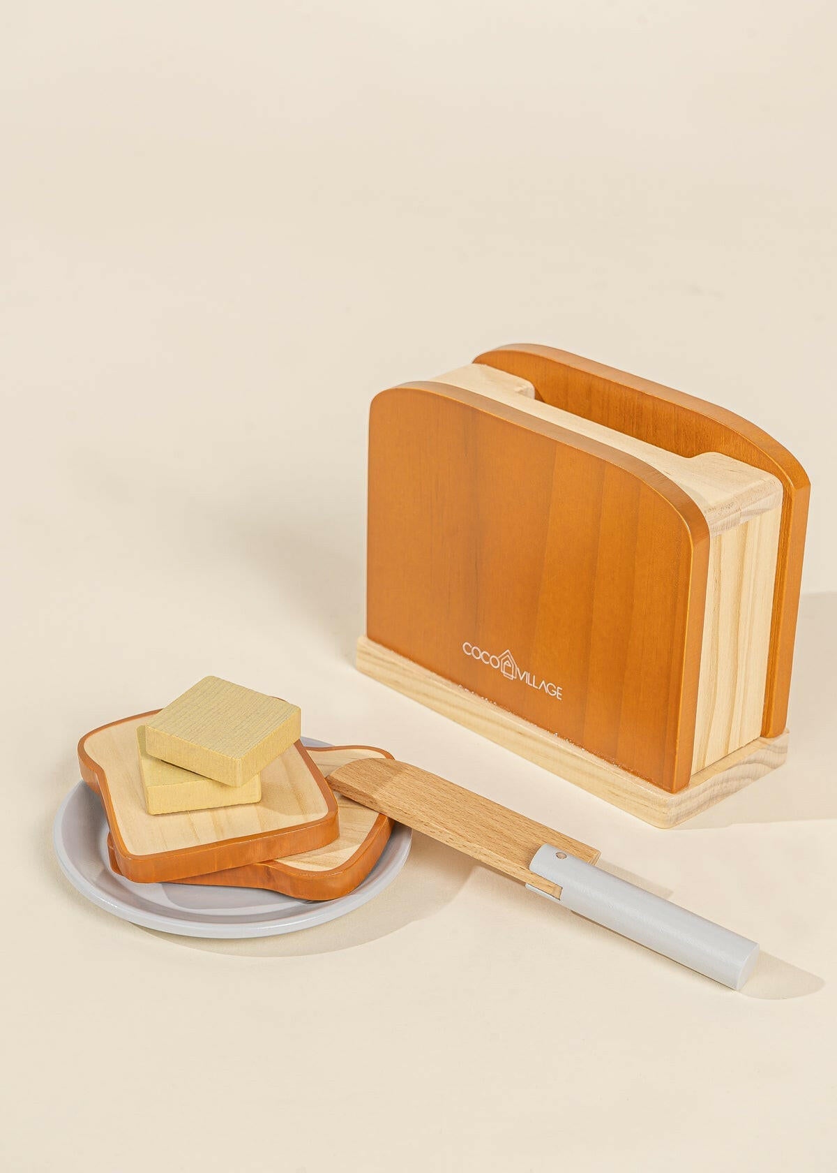 Wooden Toaster - Tera Play Kitchen Coco Village