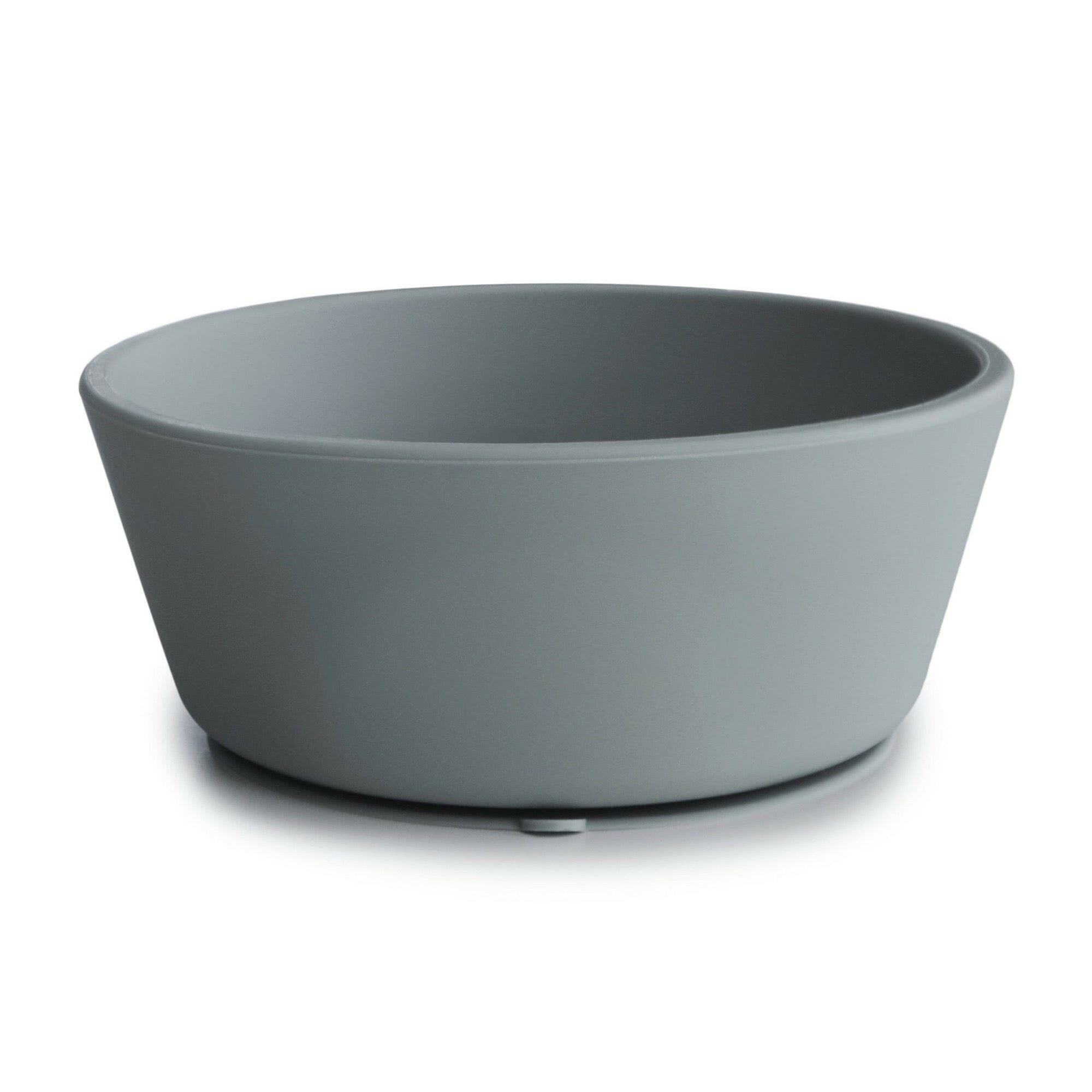 Silicone Suction Bowl Feeding Mushie Stone