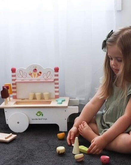 Ice Cream Cart Toy Kitchens & Play Food Tender Leaf