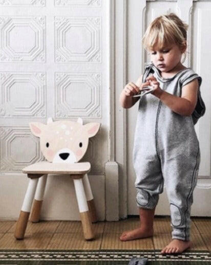 Forest Deer Chair Chair Tender Leaf