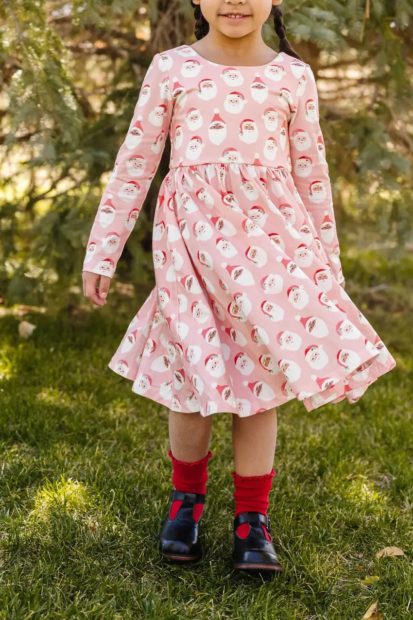 Gwendolyn Dress in Santa Ollie Jay