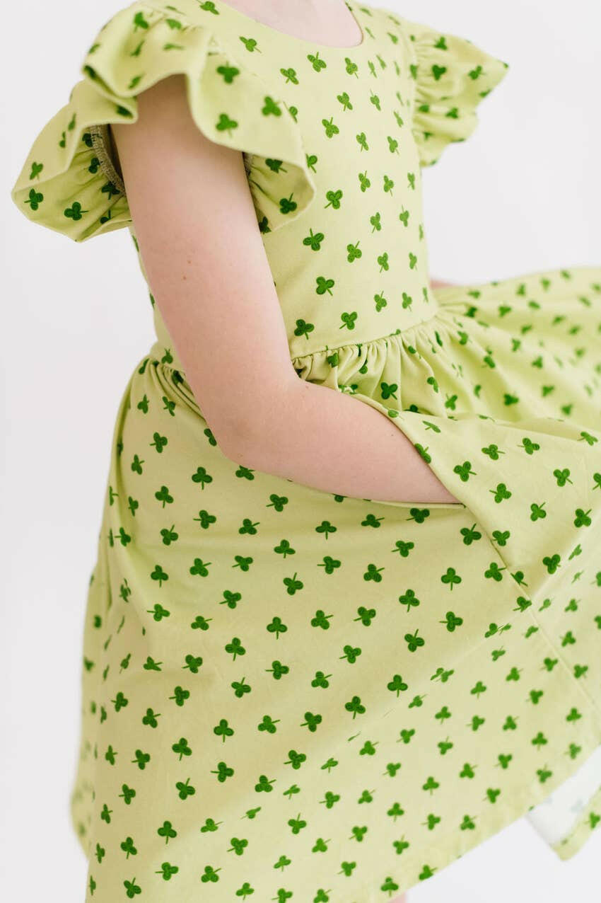 Olivia Dress in Clover dress Ollie Jay