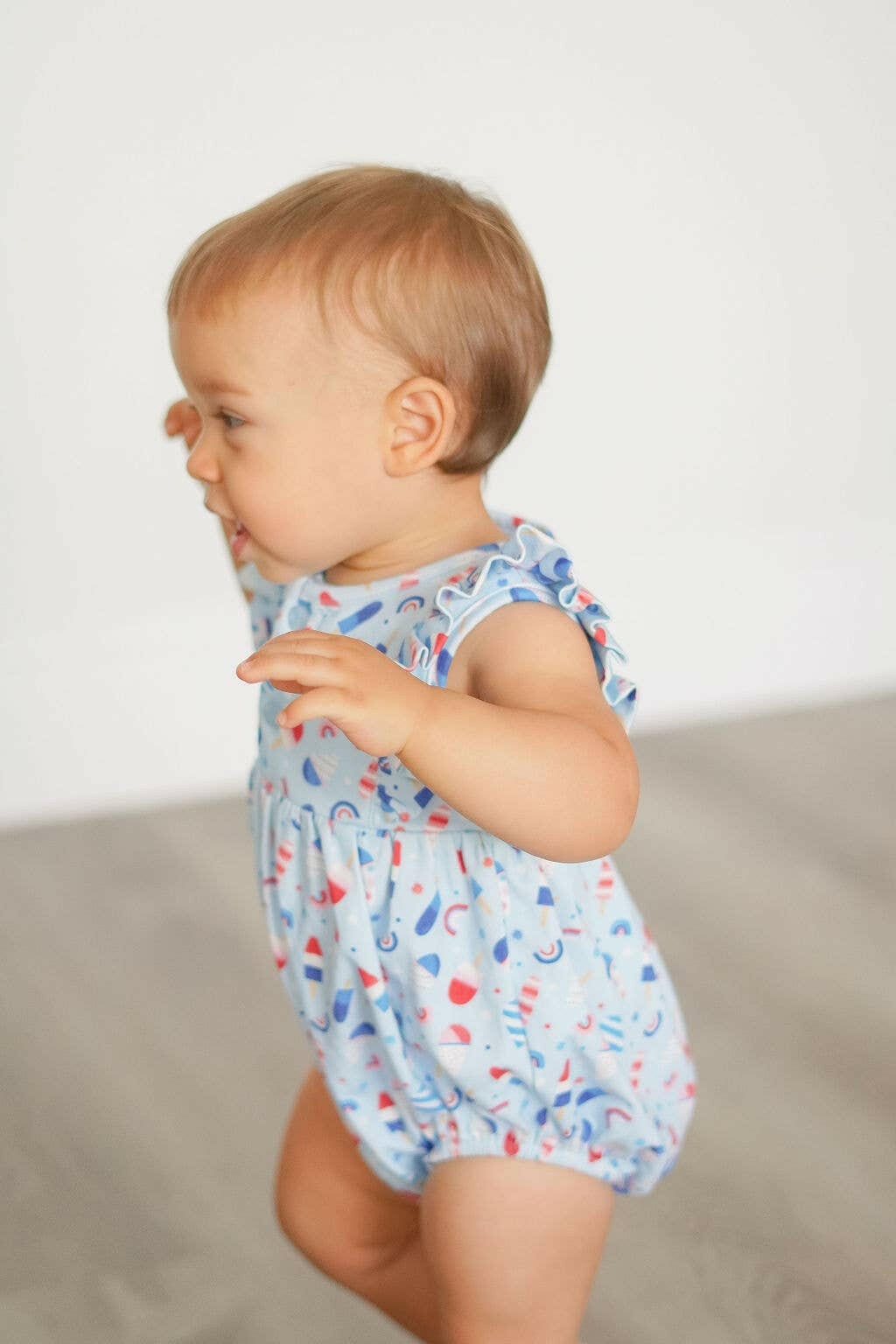 Betsy Romper in Sweet Freedom romper Ollie Jay