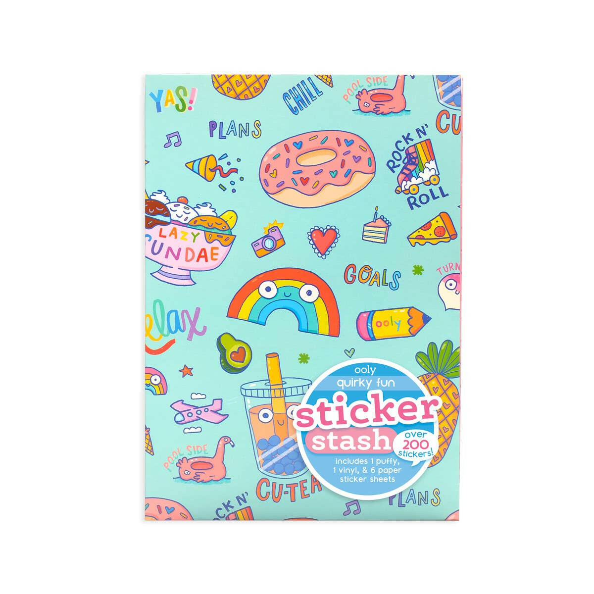 Sticker Stash - Quirky Fun Decorative Stickers OOLY - Art & School Supplies