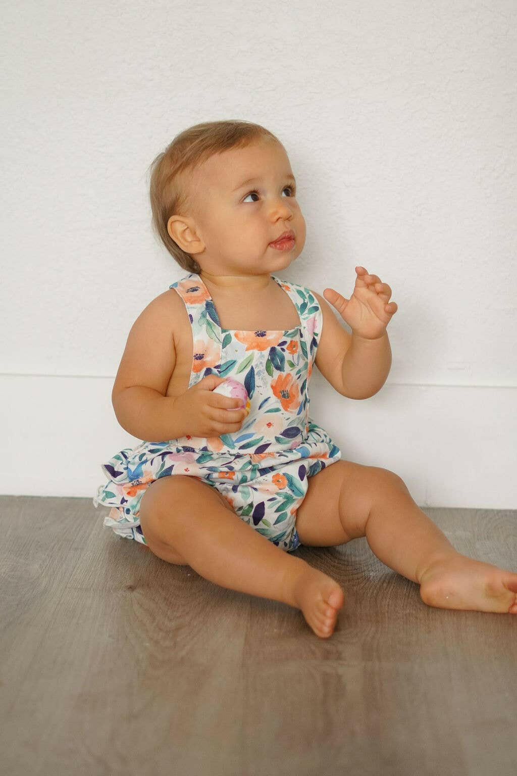 Isla Romper in Summer Floral romper Ollie Jay