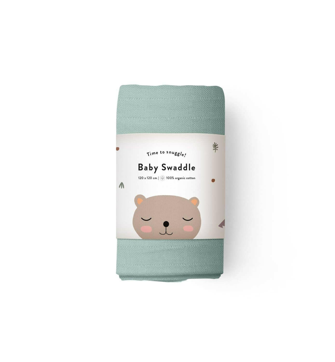 Organic Baby Swaddle Maxi — Sage Swaddle Little Otja